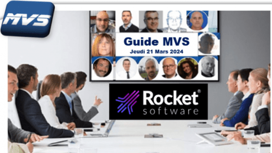 Réunion Guide MVS - 21/03/2024 - Organisée par Rocket Software - Tour Montparnasse